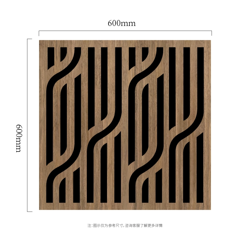 Flow Ribbon Slot แผ่นผนังกันเสียง MDF-on-PET